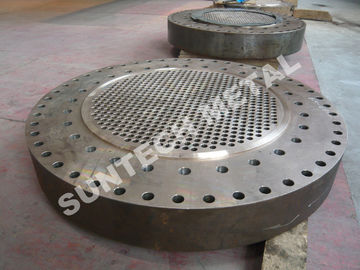 Chiny Drilled B265 Gr2 / SA105 Explosion Bonded Clad Plate Tubesheet for Heat Exchangers dostawca