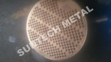 Chiny SA516 Gr.70 Thick Naval Brass Clad Plate Tubesheet Machined and Drilled dostawca