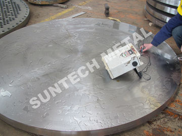 Chiny N06600 Inconel 600 / SA266 Nickel Alloy Clad Plate Tubesheet for Condenser dystrybutor